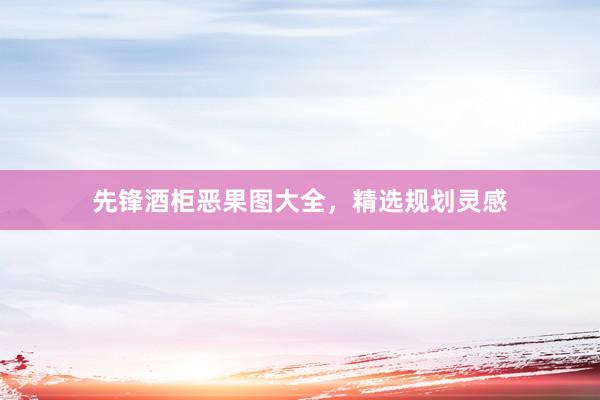 先锋酒柜恶果图大全，精选规划灵感